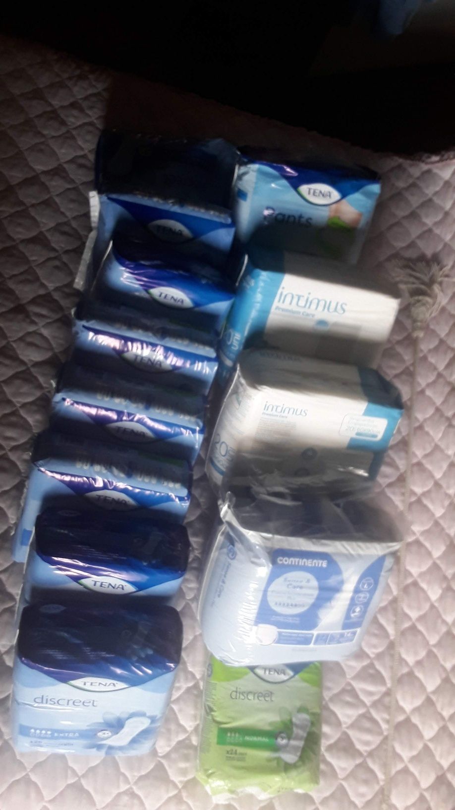 Produtos de higiene para pessoas acamadas