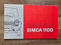 Instrukcja obsługi Simca 1100