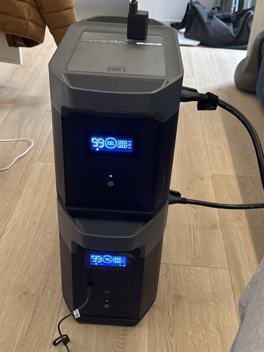 EcoFlow Delta Max + дод. батарея. Сумарна ємність 4000 Вт·год