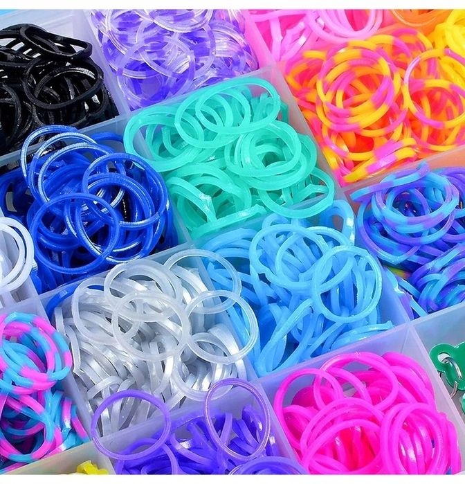 Zestaw Gumek Do Robienia Bransoletek Kreatywny Mocne L Kolory Gumki 25
