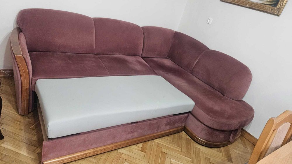 Kanapa sofa narożnik z funkcja spania