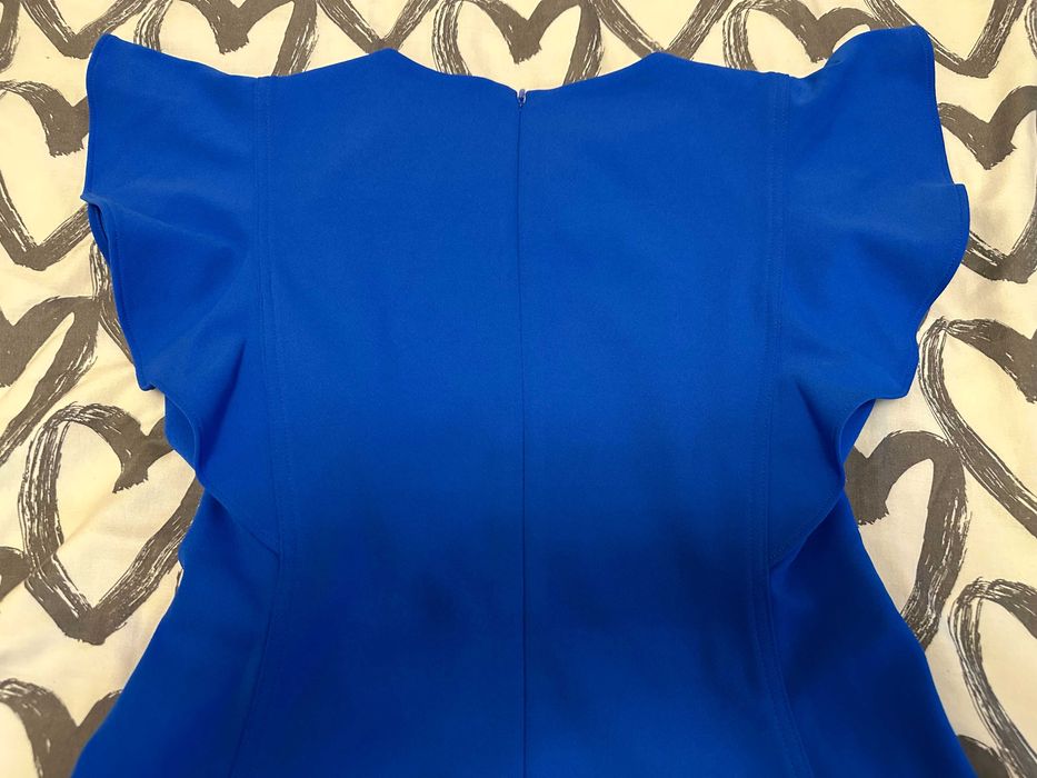 Зовсім нова сукня DKNY Royal Blue у стилі русалки – розмір S
