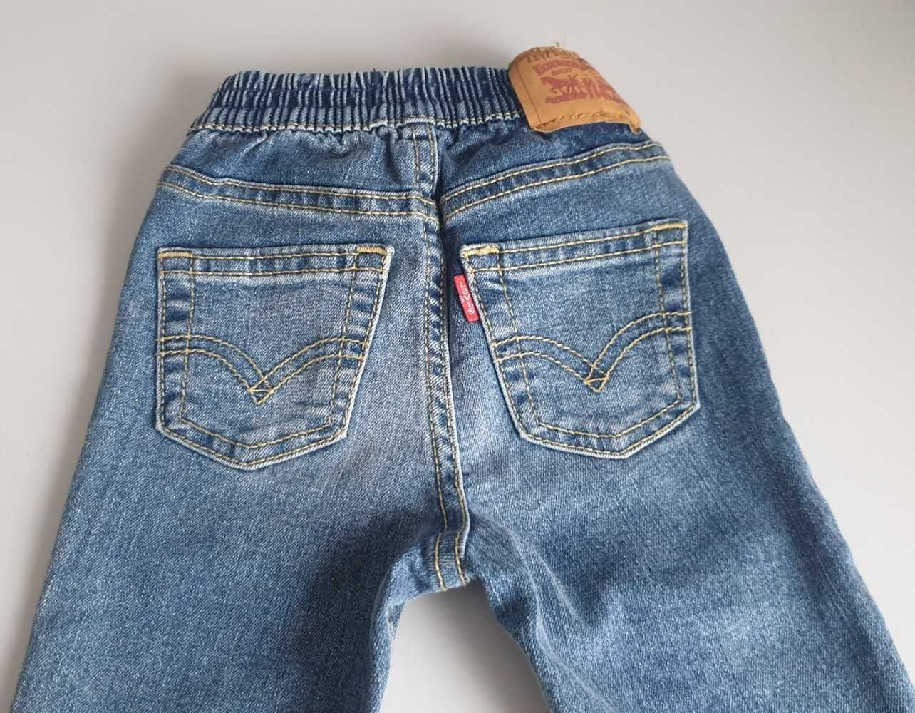 Levi's niebieskie jeansy roz 74,9 miesięcy