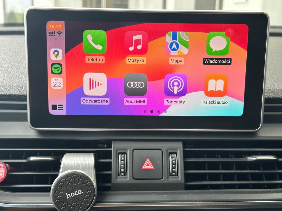 AUDI Q5 A4 A5 Q3 montaż portu USB Aktywacja Carplay Android Auto MIB2