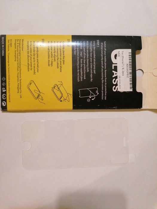 Szkło hartowane x 2 sztuki do IPhone 7 / 8