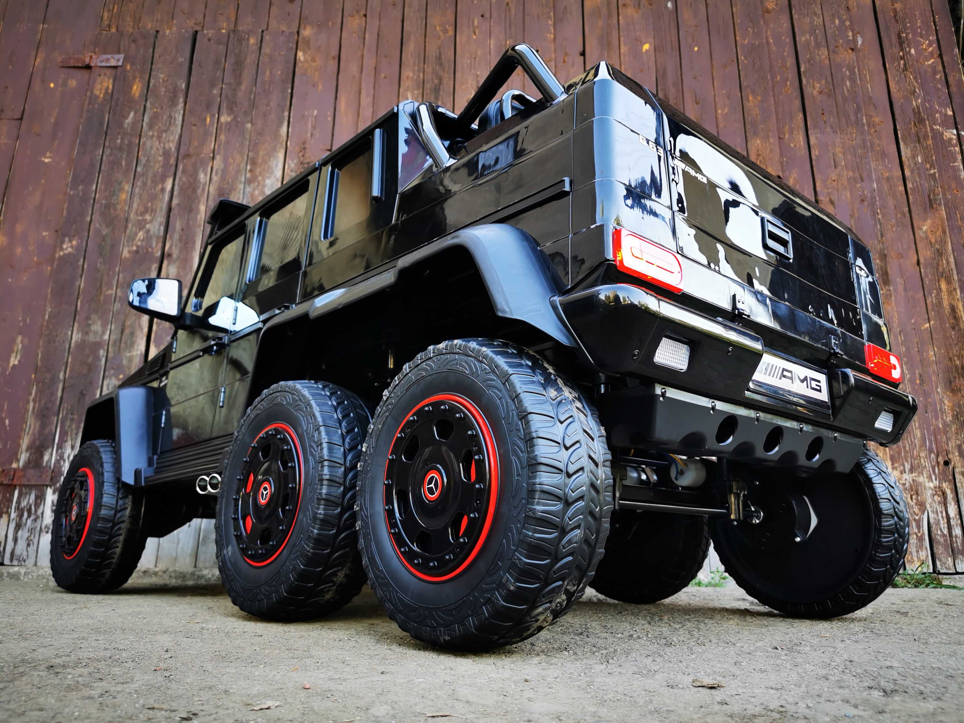 MERCEDES AMG G KLASA 6x6 24V 480W Auto Akumulator Elektryczny 3 DZIECI
