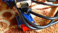 Кабелі до комп'ютера DVI-DVI,  VGA-VGA, RJ45-RJ45, USB, шнур живлення