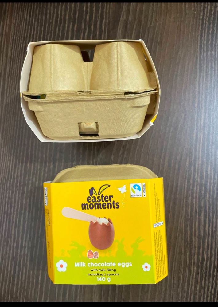 шоколадні яйця, цукерки з молочного шоколаду