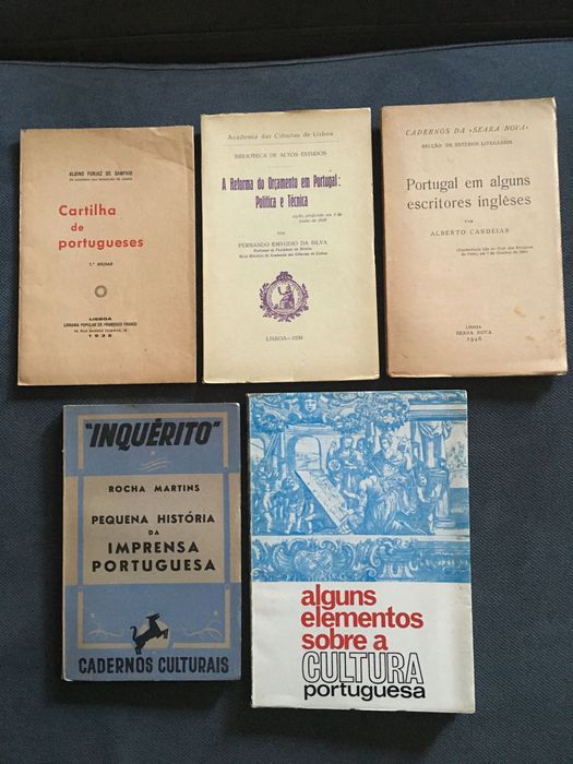 Cartilha de Portugueses / Orçamento/ Imprensa e Culturas Portuguesas