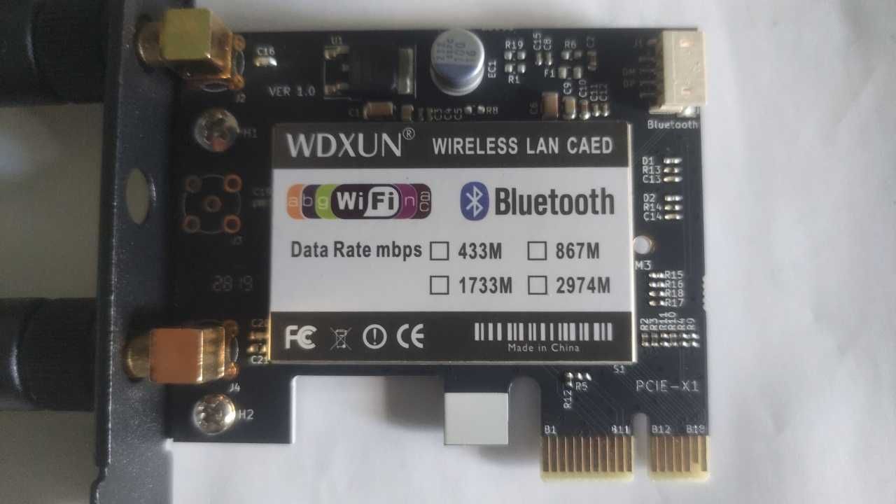 PCI e гігабітний адаптер 1200 Мбіт/с 2,4 G/5 ГГц Blutetooth 4.1