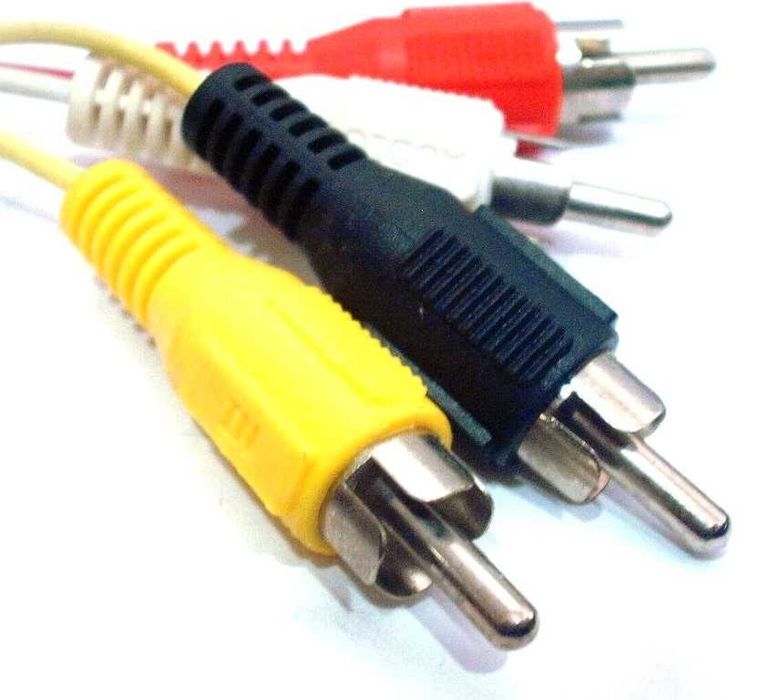 4 x RCA Male to SCART EURO AV Audio Video Cable