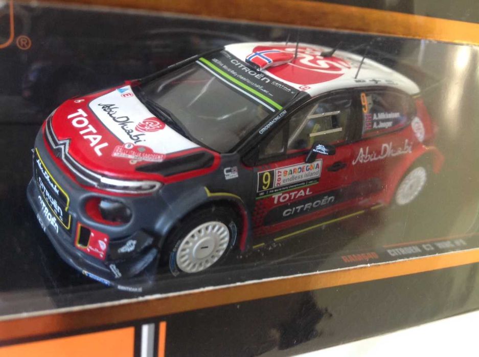 1:43 IXO rally WRC BMW Beguin Citroen DS3 Hirvonen C3 Mikkelsen