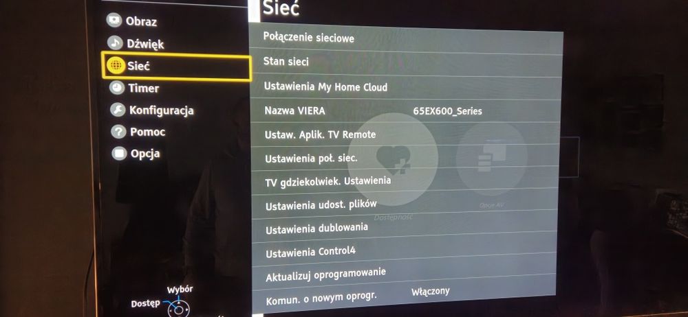 Sprzedam TV Panasonic 65 cali Stan idealny