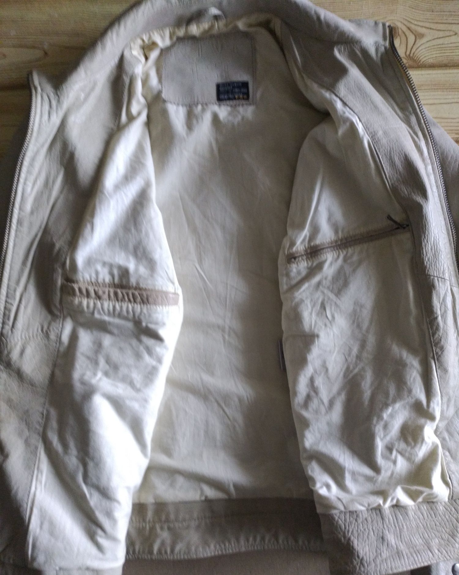 Куртка мужская кожаная River Island