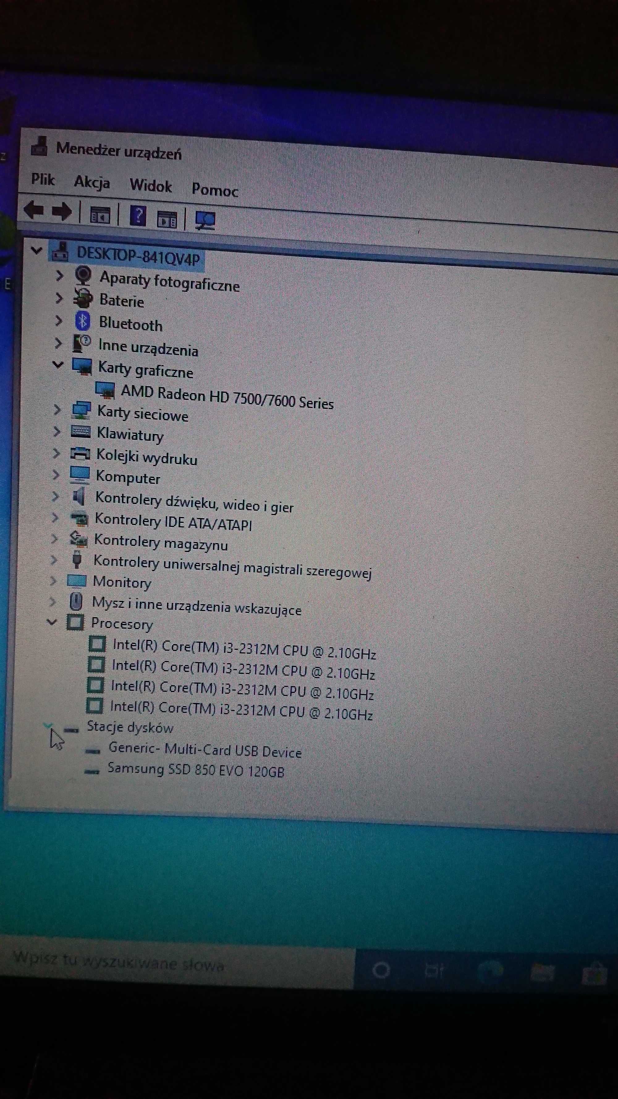 Laptop Toshiba I3