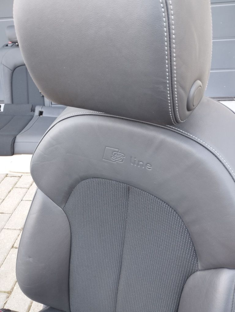 Сидіння Audi A6 C7 S line салон сидение сидушки кожа ауді А6 ц7 с лайн