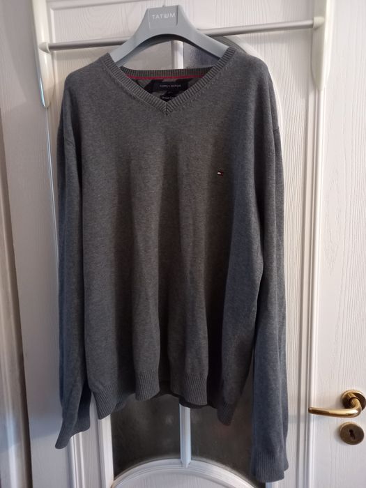 Sweter szary Tommy Hilfiger r.XXL