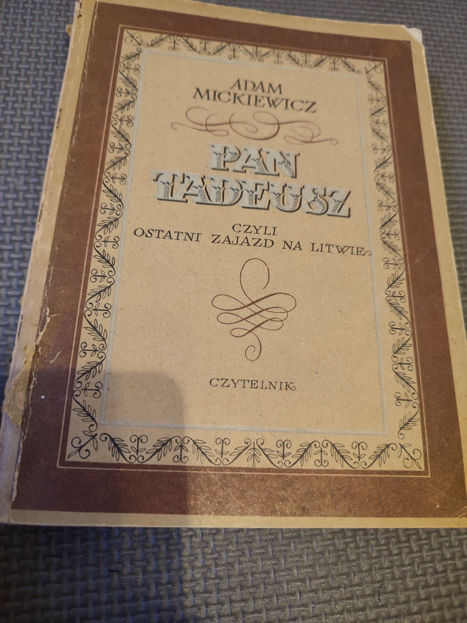 Książka Pan Tadeusz 1953 Mickiewicz