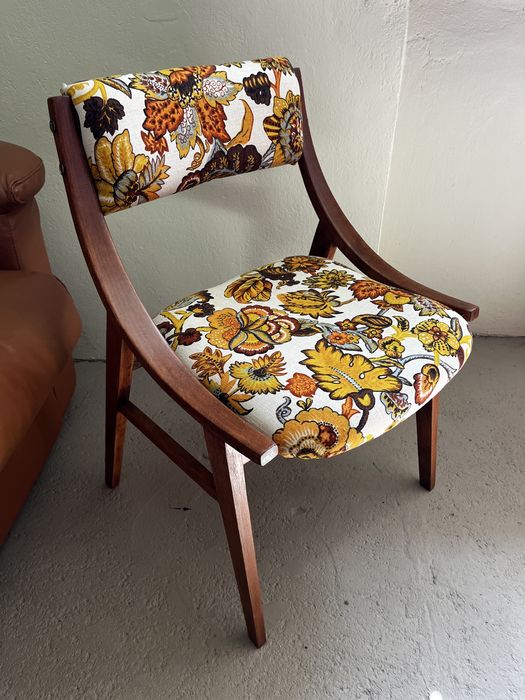 Krzesło skoczek kędziorek prl vintage retro