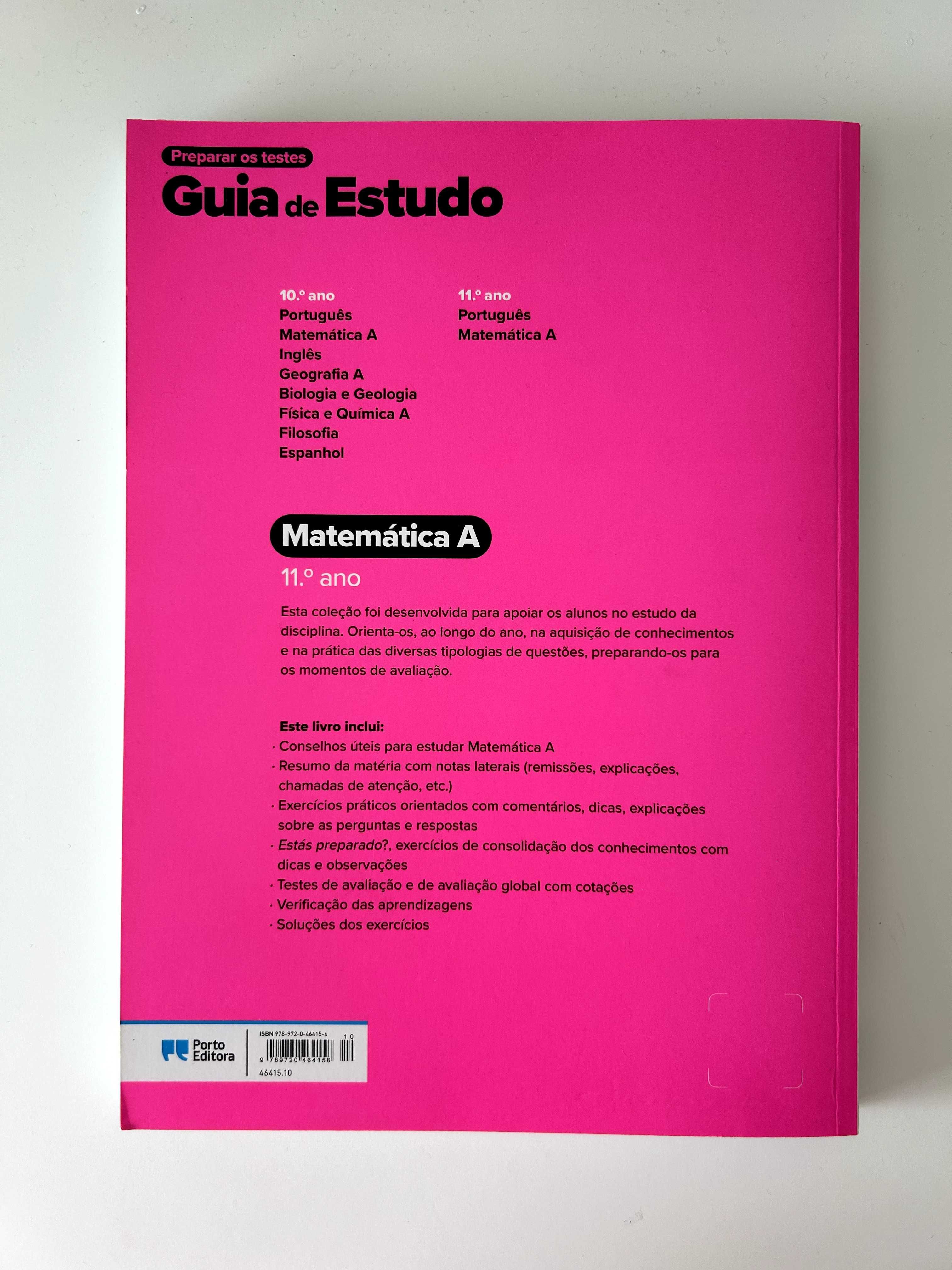 Manual "Guia de Estudo" - Matemática A (11ºano)