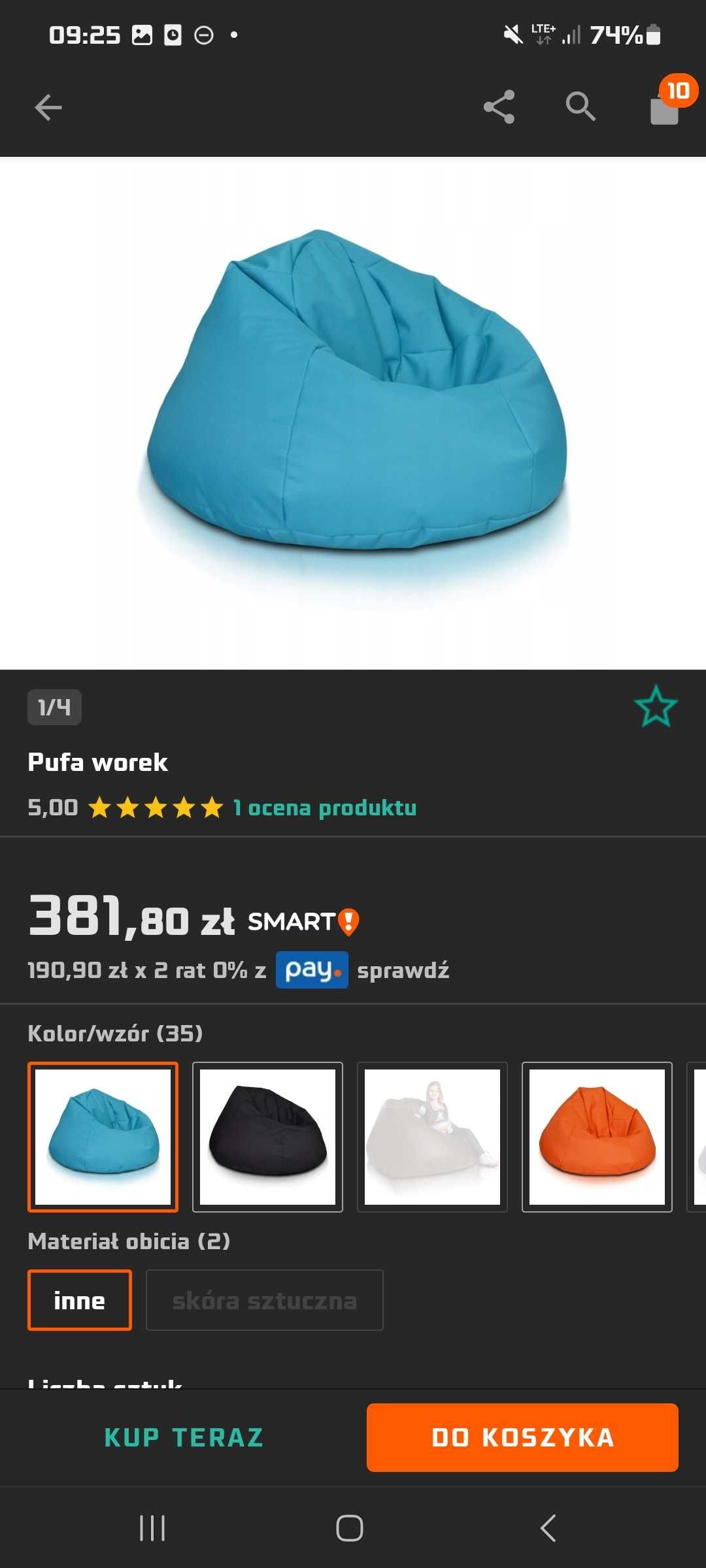 Pufa ogromna XXXXL