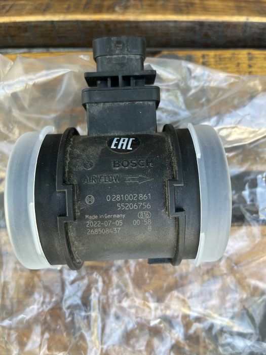 Датчик потоку повітря MAF - (Mass Airflow) 0281002861 Bosch.