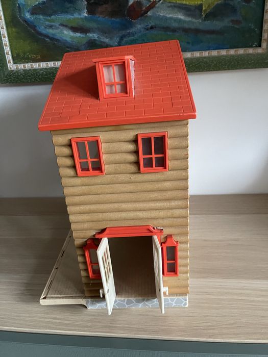 Domek dla lalek vintage, zabawka vintage, vintage, doemk dla lalek