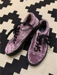 Vans original кеди велюрові фіолетові. Кросівки
