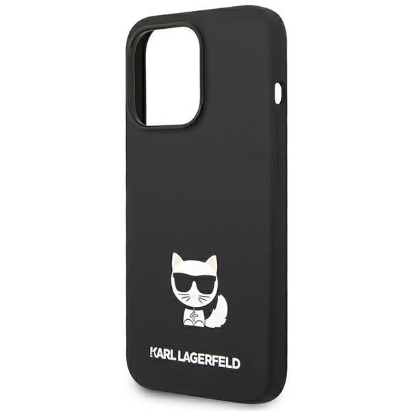 Etui Karl Lagerfeld dla iPhone 14 Pro 6,1" - Czarny Silicone Choupette