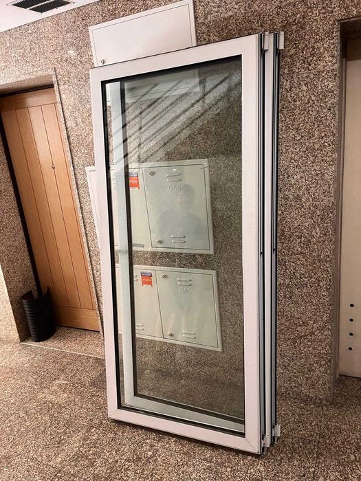 Janelas em alumínio oscilo batente vidro duplo