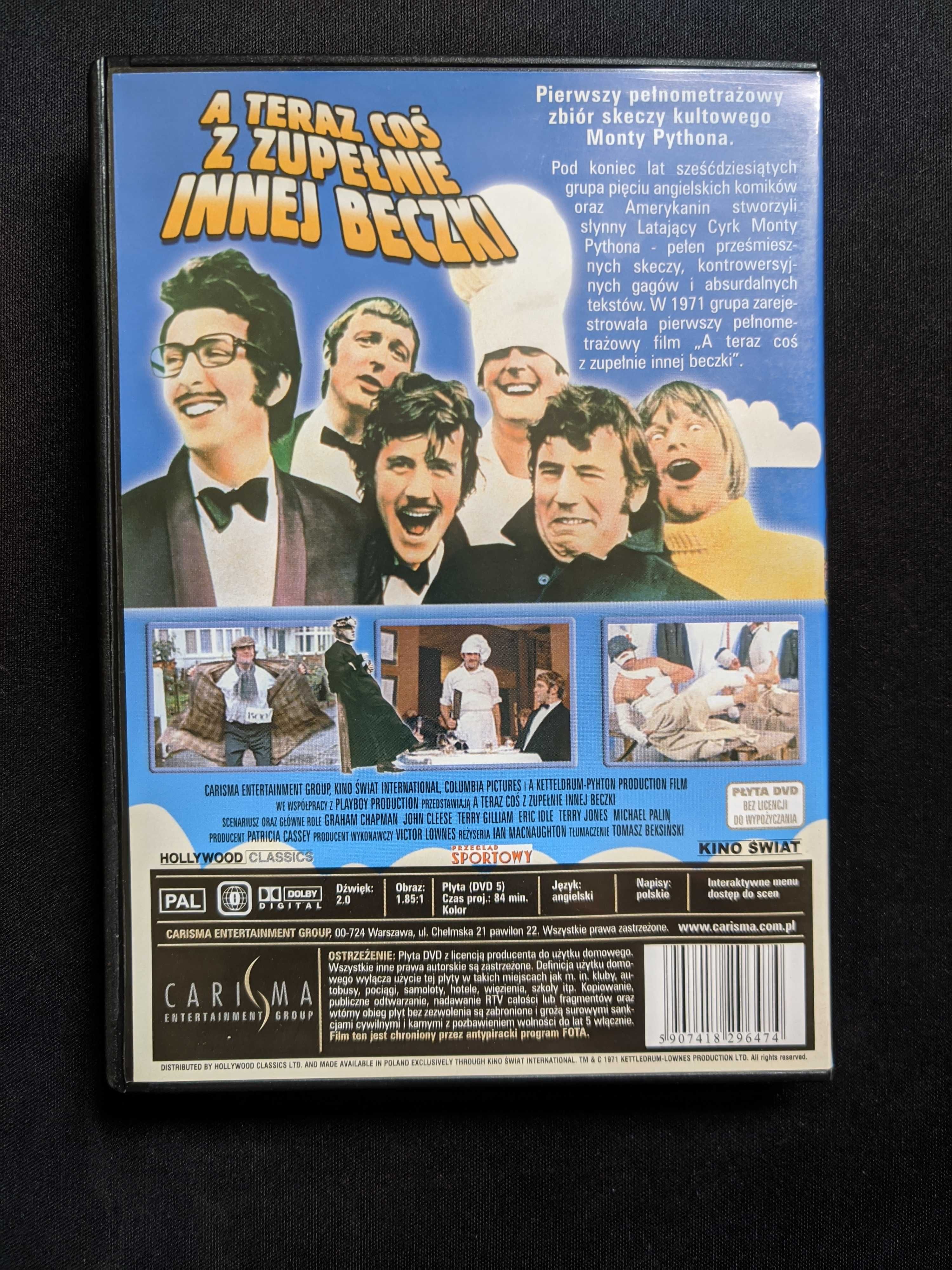DVD Monty Python: A teraz coś z zupełnie innej beczki EX