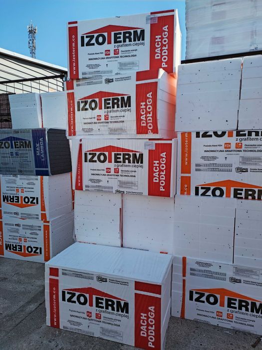 styropian dach podłoga  EPS-80 Izoterm 200 zł/m3 lambda 0,038