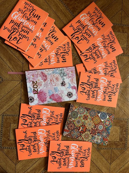 Блокноты  новые