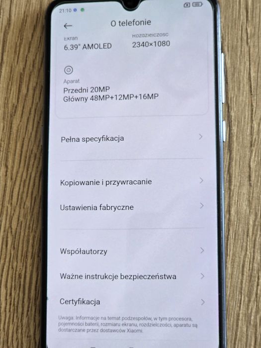 Xiaomi Mi 9 – 6/128 GB, dobry stan, po pełnym resecie, bez blokad