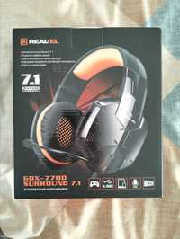 Навушники Real-El GDX-7700 Surround 7.1 Black-orange