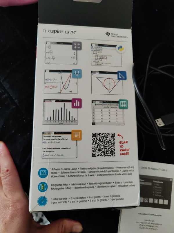 Calculadora gráfica Texas Ti- Nspire CX II T