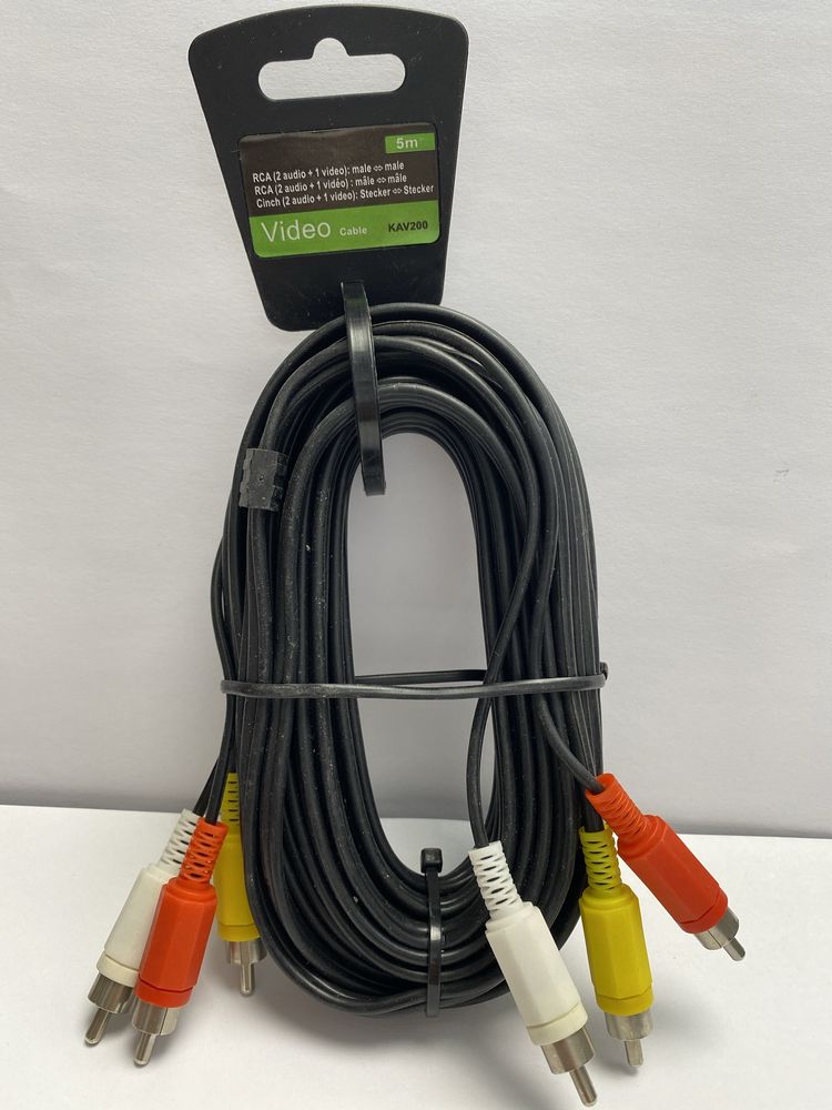 Kabel Thomosn RCA (2 audio 1 video) - 5m