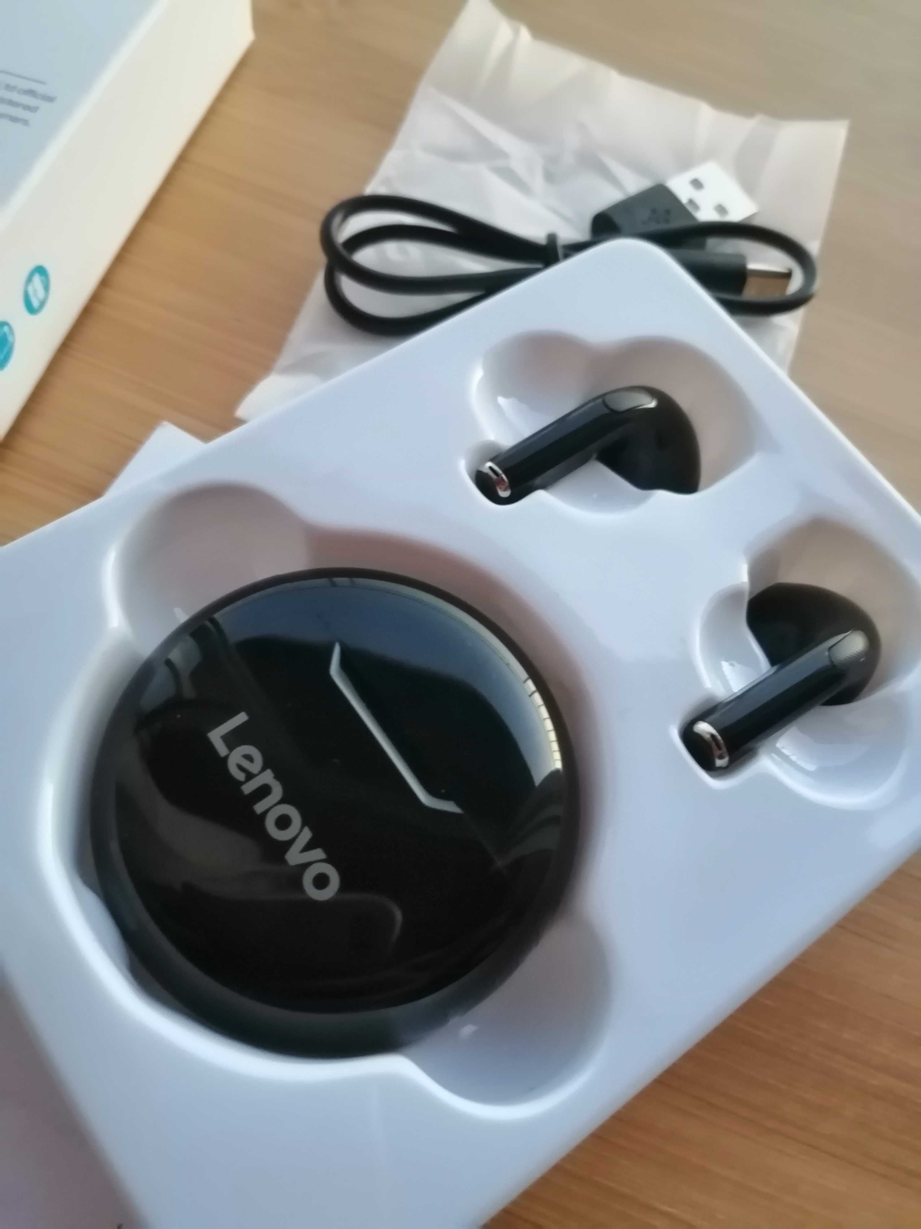 Auriculares Lenovo Bluetooth, earphones NOVOS