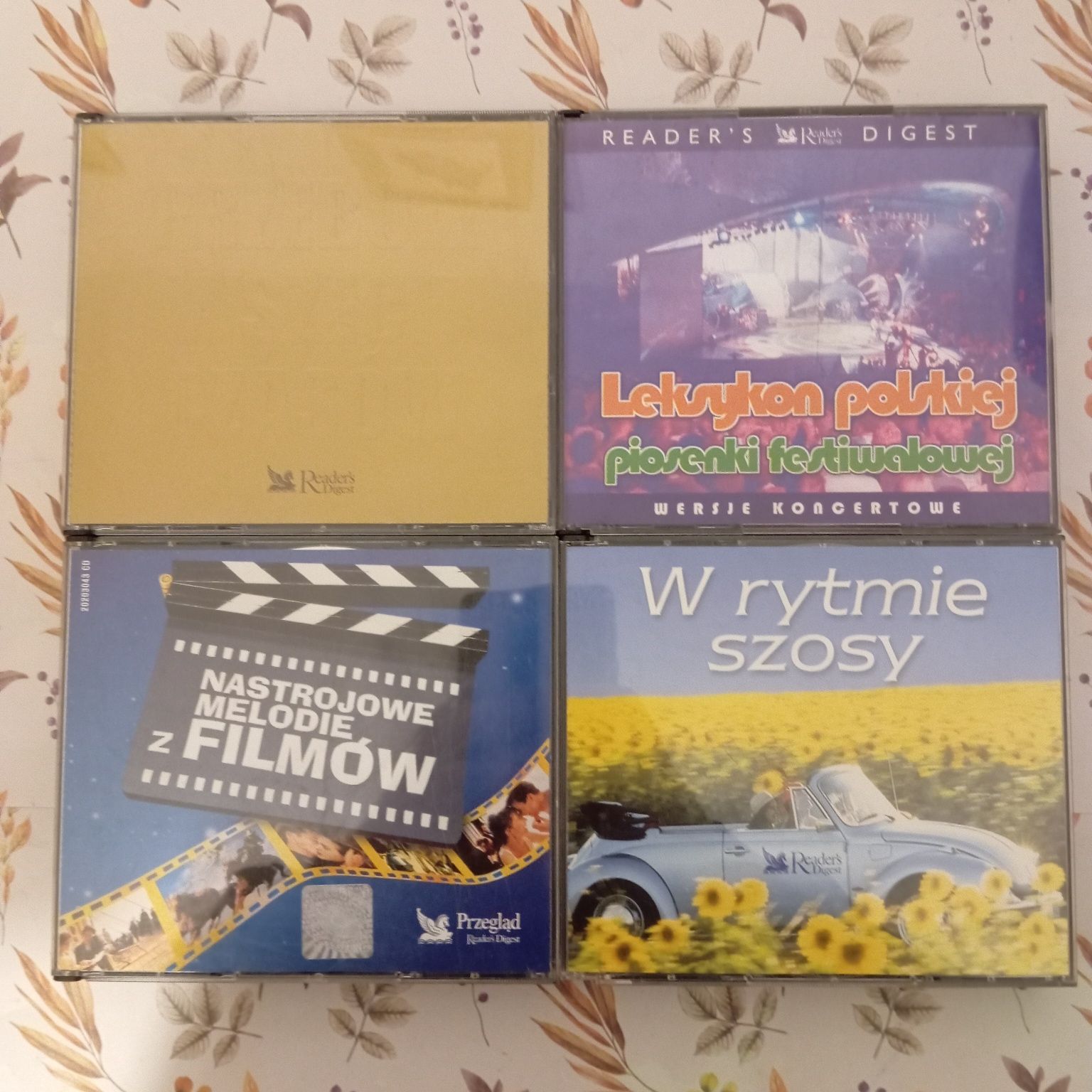 Zestaw 20xCD, Reader's Digest,ok 1000 min muzyki, 4 bloki temat. st.bd