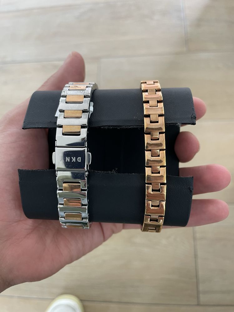 Relógio DKNY Bicolor com pulseira extra | Novo na caixa