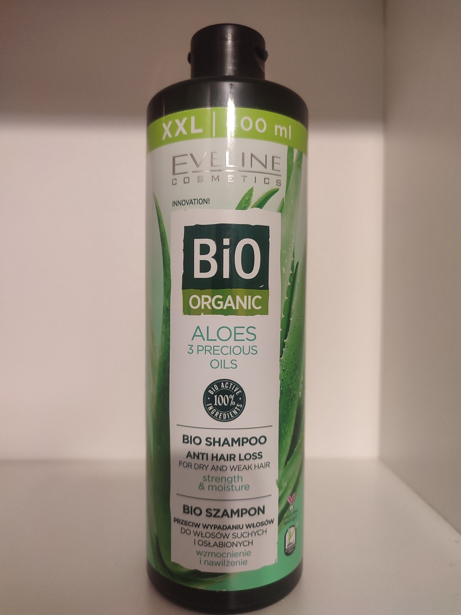 Szampon przeciw wypadaniu włosów bio organic 400 ml  Eveline