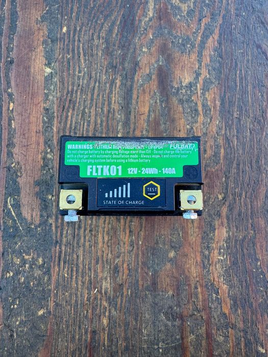 Fulbat FLTK01 akumulator litowo jonowy 24Wh 140A kawsaki kx kxf 250