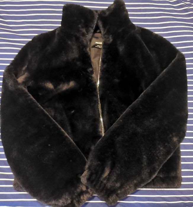 Casaco felpudo pull & bear