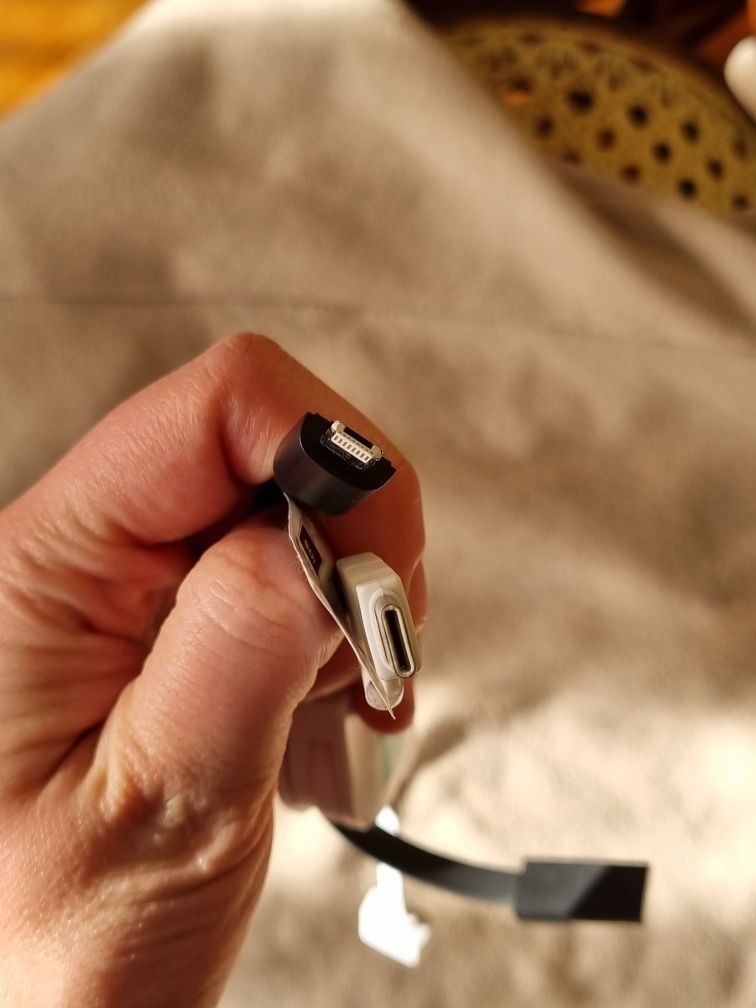 Zestaw kabli kabel Lightning USB micro usb c apple bransoletka kabelek