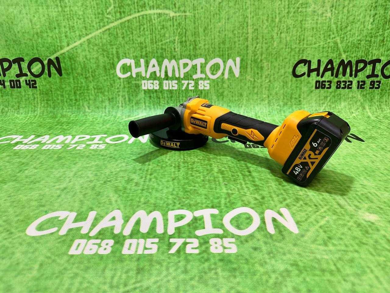 Акумуляторна Болгарка DeWALT DCG407 48V6A Безщіткова 7000об/хв 125круг