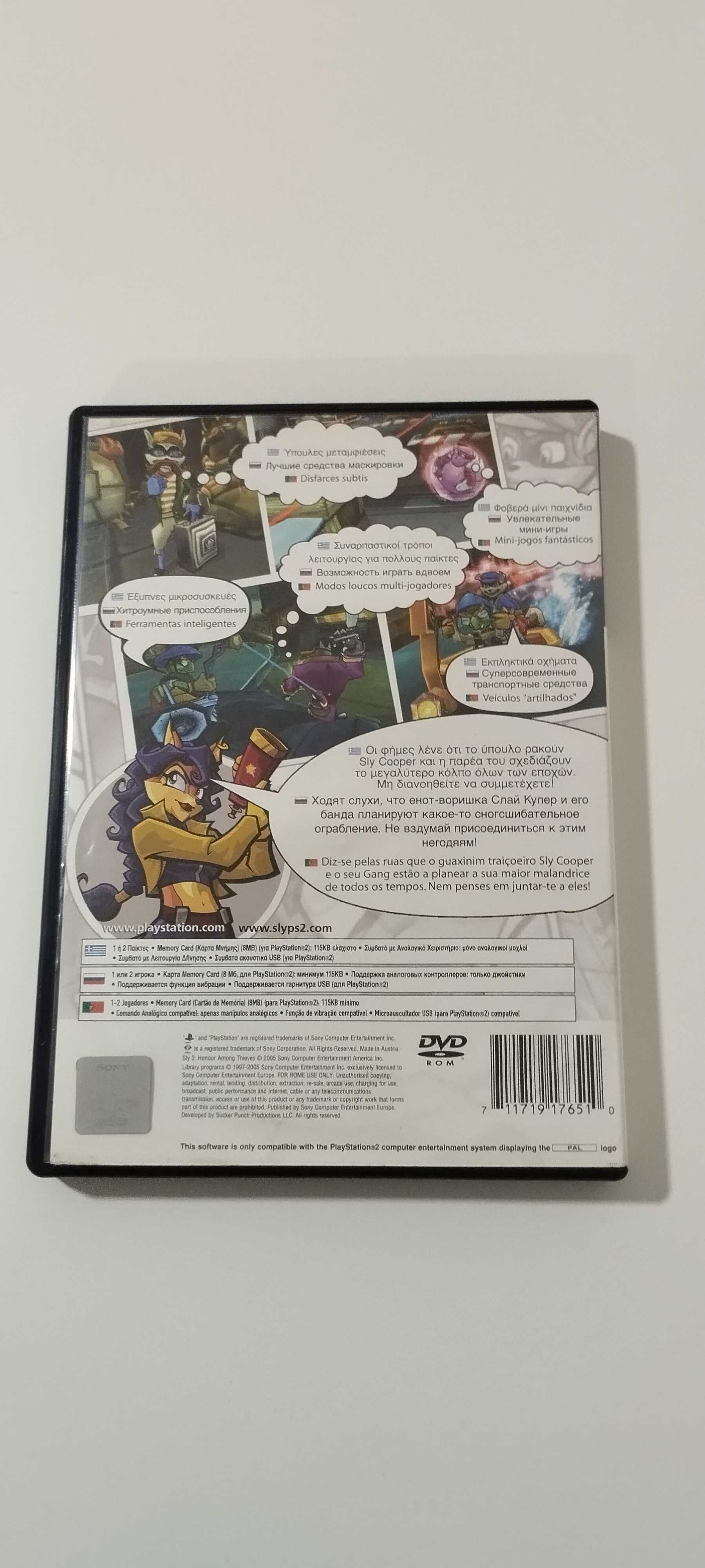 Jogo Playstation 2 - PS2 - Sly 3: Honor Among Thieves