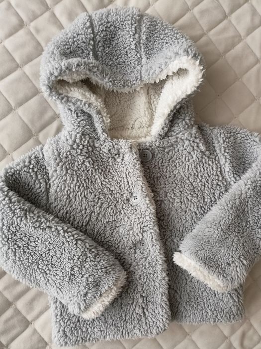 Bluza Next baranek misio miś kapturek 74 80