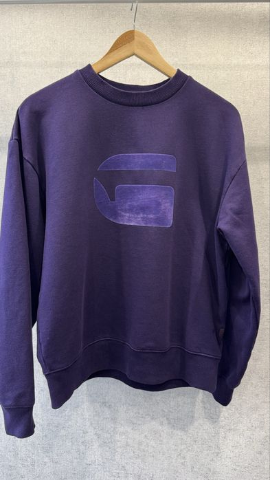 Світшот G-Star Raw Purple Velvet Logo, розмір s-m