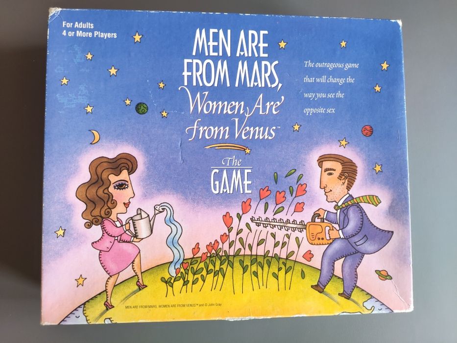 Gra planszowa, ENG boardgame Men are from Mars, Women are from Venus