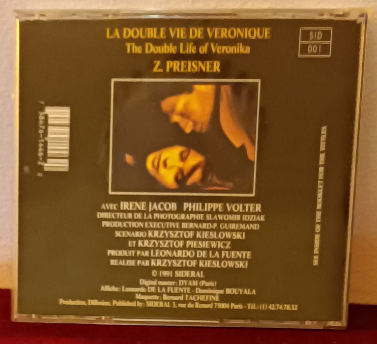 "A Dupla Vida de Veronique" K. Kieslowski 1DVD+1CD RARO